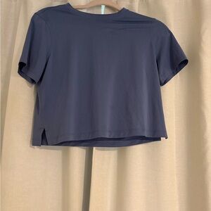 lululemon athletica Deep Blue Short Sleeve Tee